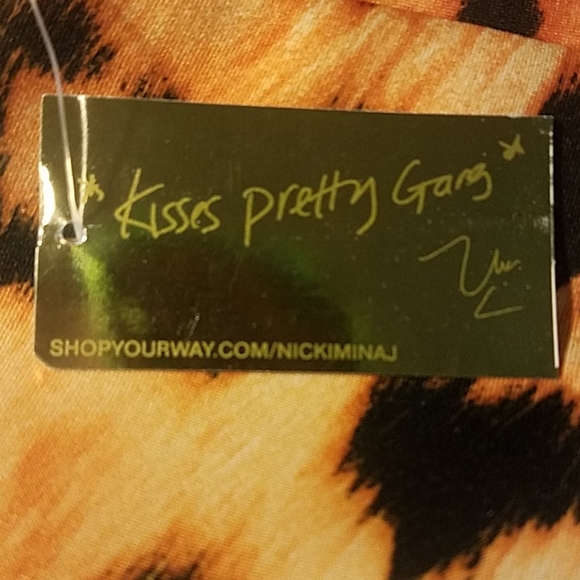 NWT Nicki Minaj Animal Print Leggings Size M - Picture 4 of 6